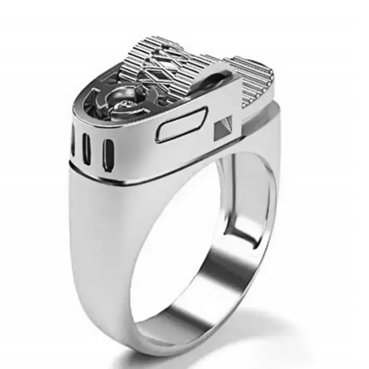 New jewelry european and american style lighter ring personalized ring Nexellus