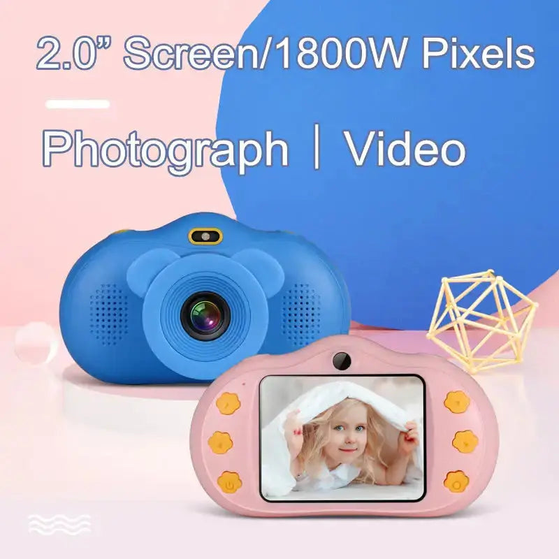 New kids digital camera 2.0 screen with flash kids gift toy video Nexellus