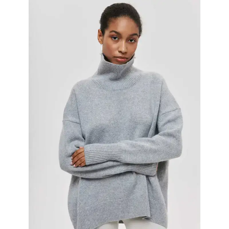 New loose half turtleneck autumn and winter sweater Nexellus