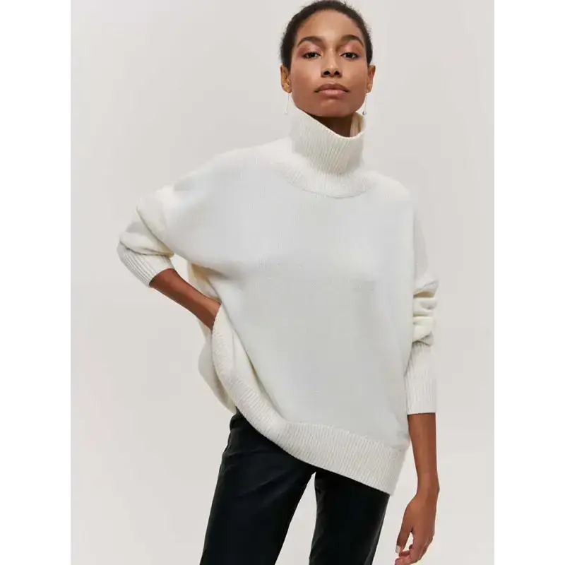 New loose half turtleneck autumn and winter sweater Nexellus