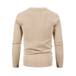 New men's casual solid color v-neck sweater cardigan sweater Nexellus