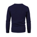 New men's casual solid color v-neck sweater cardigan sweater Nexellus