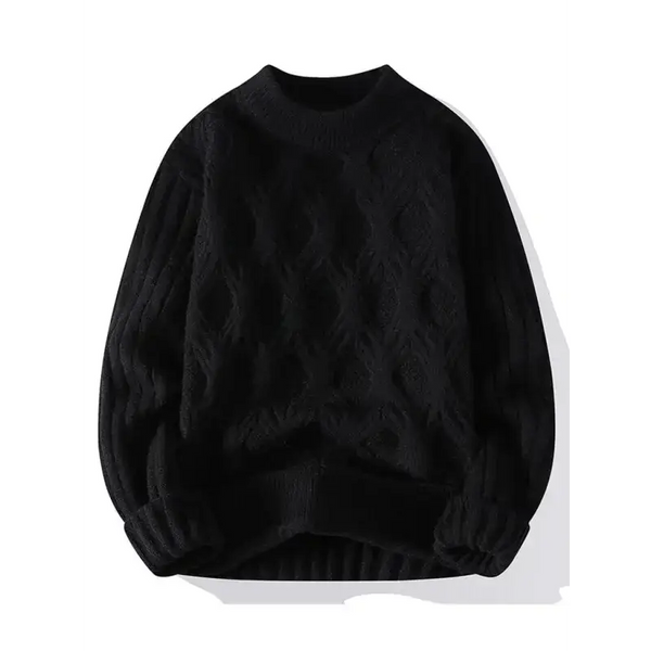 New men's loose casual round neck knitted sweater Nexellus