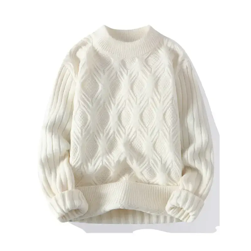 New men's loose casual round neck knitted sweater Nexellus