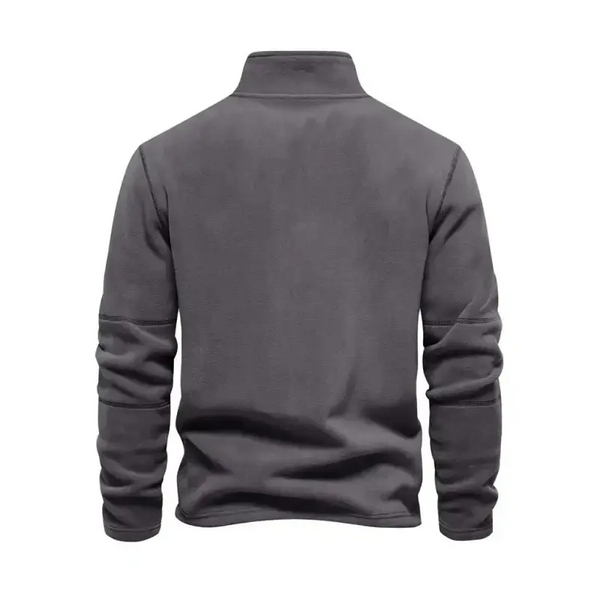 New men's polar fleece sweatshirt stand collar half zipper long sleeve Nexellus