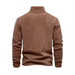 New men's polar fleece sweatshirt stand collar half zipper long sleeve Nexellus