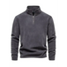 New men's polar fleece sweatshirt stand collar half zipper long sleeve Nexellus