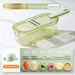 New multifunction vegetable cutter with basket and brush portable Nexellus