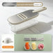 New multifunction vegetable cutter with basket and brush portable Nexellus