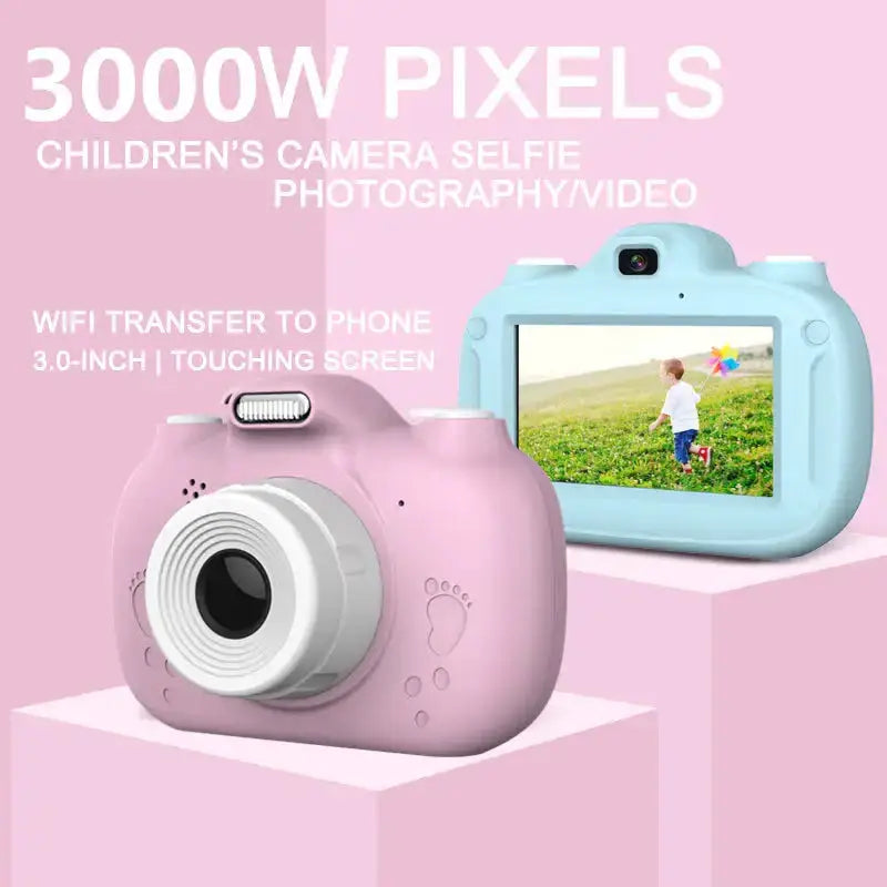 New touch screen wifi kids camera 2800w small slr dual lens kids Nexellus