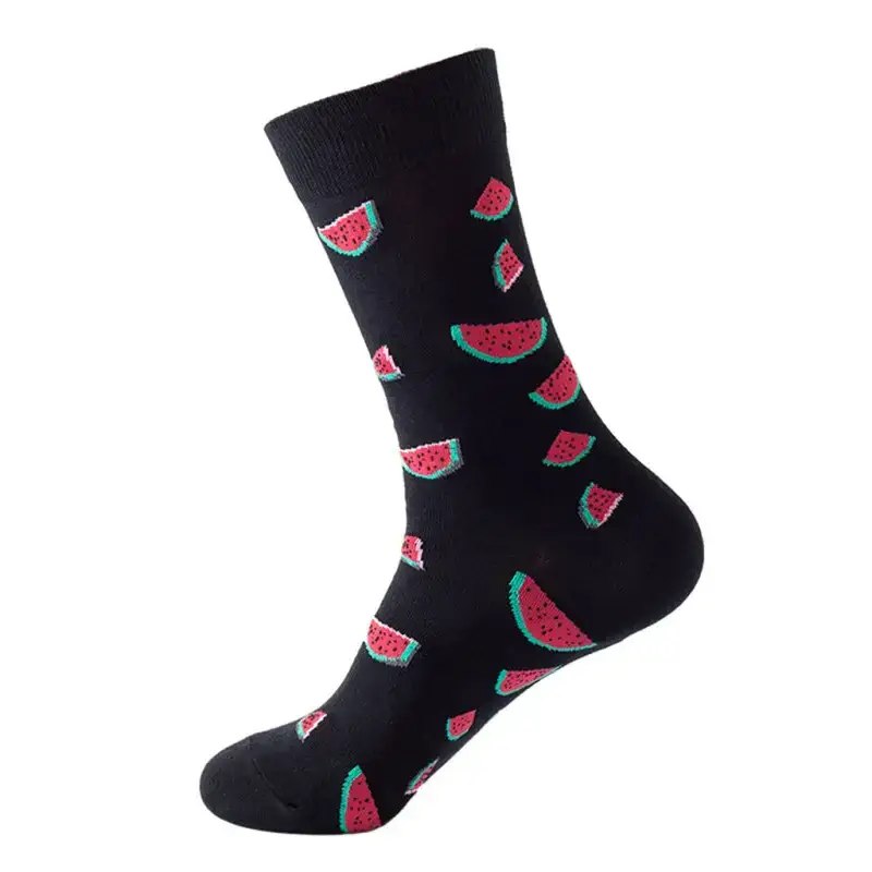 New trendy and fun fruit pattern mid-calf socks Nexellus