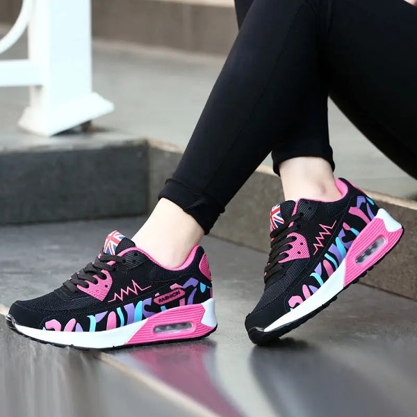 New Women'S Shoes Cushion Shoes Sports Casual Shoes Korean Student Single Shoes Travel Shoes Flat Shoes Women Nexellus