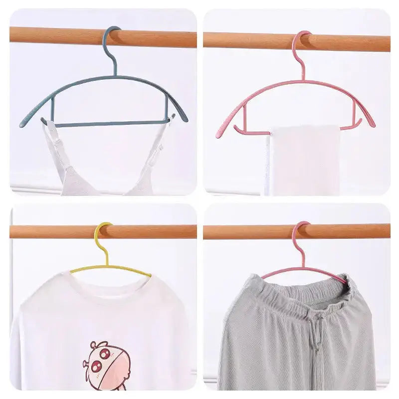 No trace wide shoulder hanger household non-slip clothes rack adult Nexellus