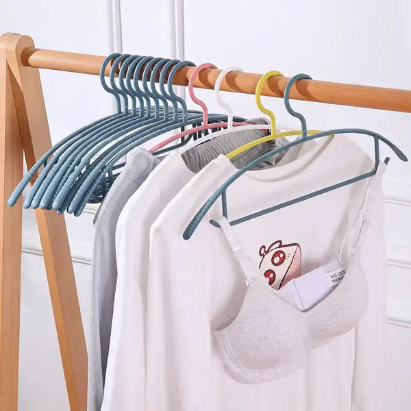 No trace wide shoulder hanger household non-slip clothes rack adult Nexellus