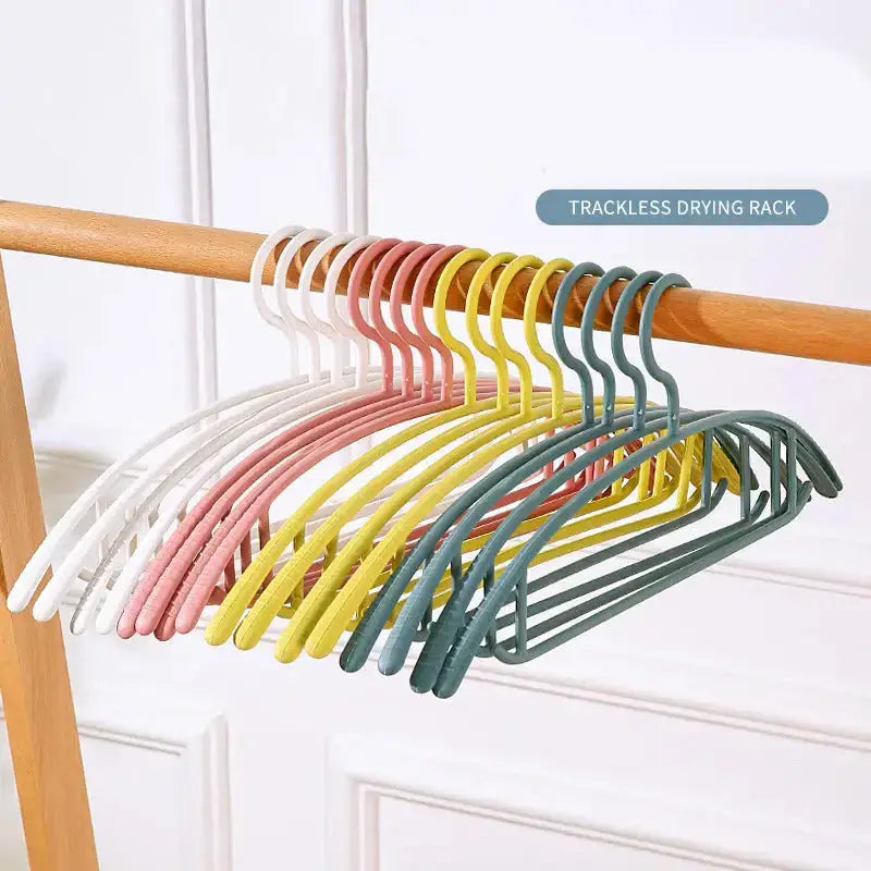 No trace wide shoulder hanger household non-slip clothes rack adult Nexellus