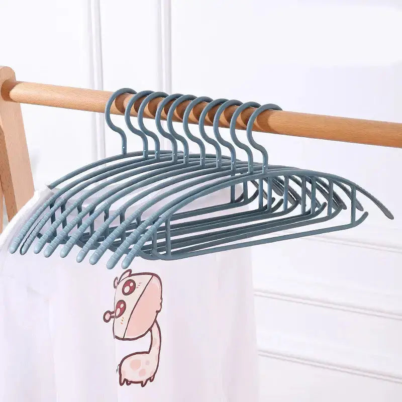 No trace wide shoulder hanger household non-slip clothes rack adult Nexellus