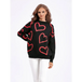 O neck heart-shaped women long sleeve sweater Nexellus