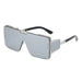 One Piece Flat Top Vintage Large Frame Sunglasses For Men & Women Nexellus