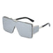 One Piece Flat Top Vintage Large Frame Sunglasses For Men & Women Nexellus