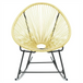 Outdoor acapulco chair poly rattan beige Nexellus