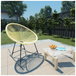 Outdoor acapulco chair poly rattan beige Nexellus