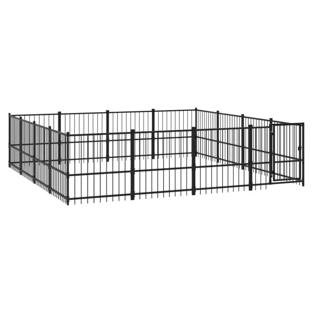 Outdoor dog kennel steel 15.05 m Nexellus