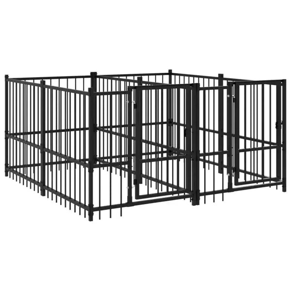 Outdoor dog kennel steel 3.75 m Nexellus