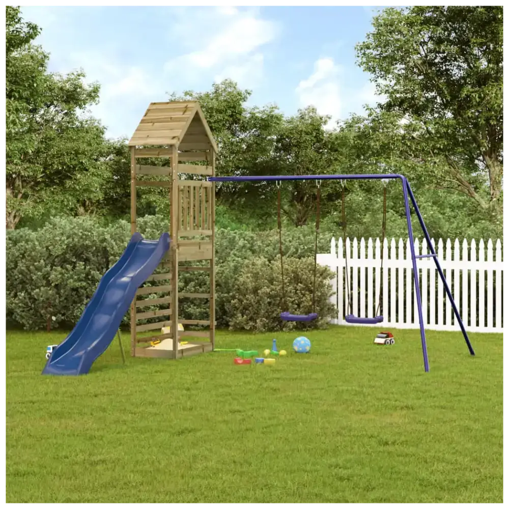 Outdoor playset impregnated wood pine Nexellus