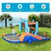 Outsunny kids inflatable bouncy castle w/ inflator, carry bag Nexellus