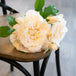 Peachy cream short stem rose bouquet - Summer Stems