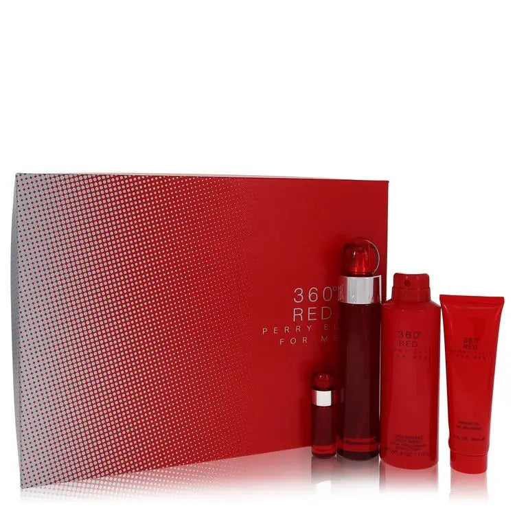 Perry ellis 360 red gift set by perry ellis gift set - 3.4