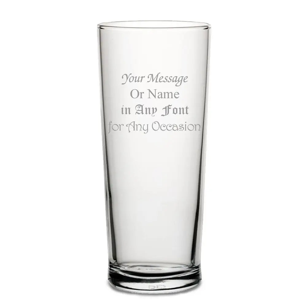 Personalised engraved 20oz parliament pint glass gift boxed,