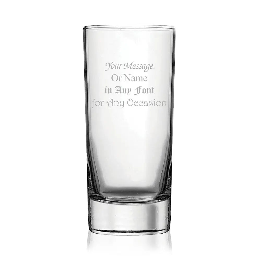 Personalised engraved side hiball 13oz wedding gin birthday