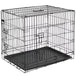 @pet dog crate metal 50.8x30.5x35.5 cm black 15006 - Black