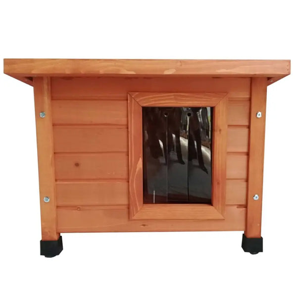 @pet outdoor cat house 57x45x43 cm wood brown - Brown