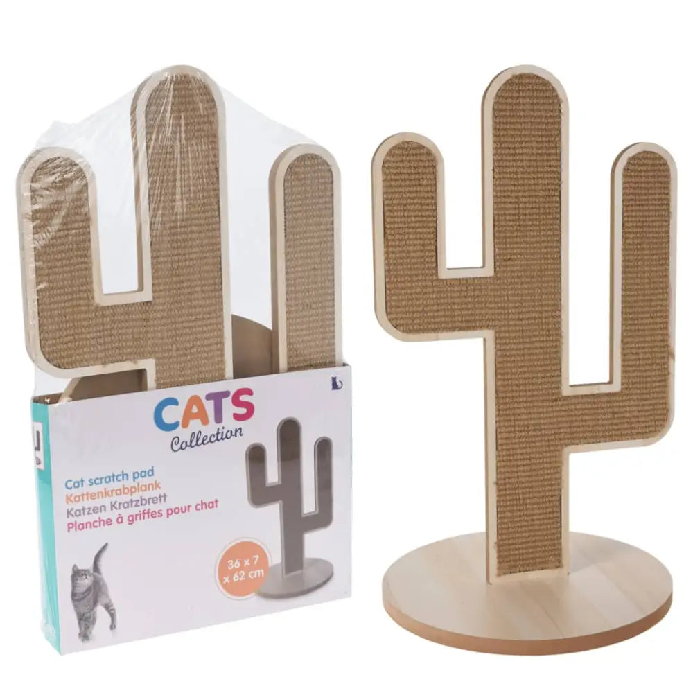 Pets collection cat scratching post cactus natural