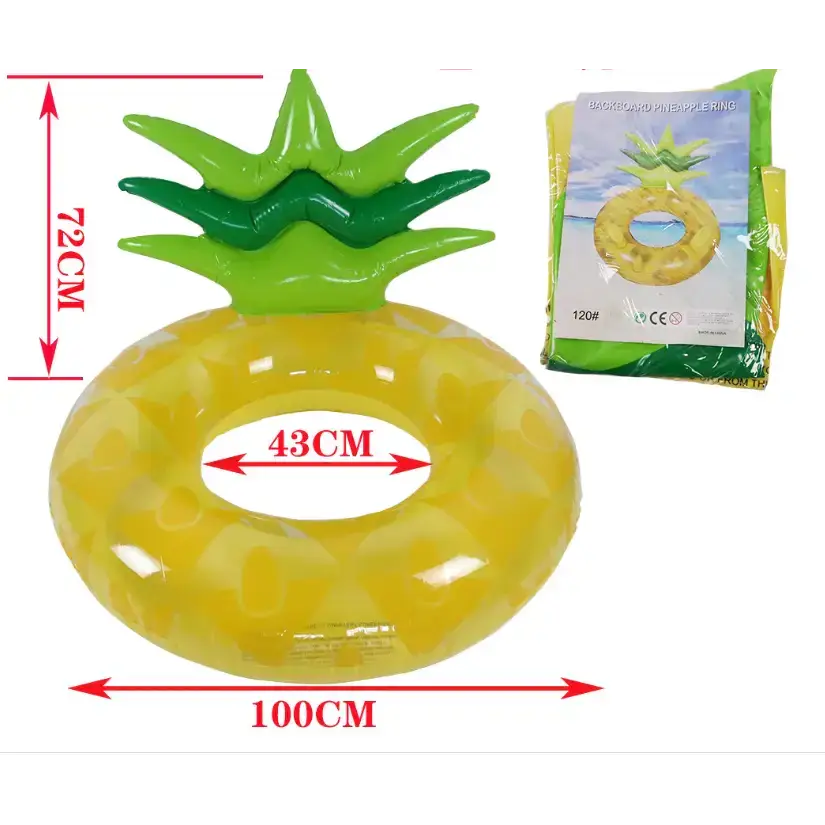 Pineapple backrest inflatable swimming ring new inflatable water ring Nexellus