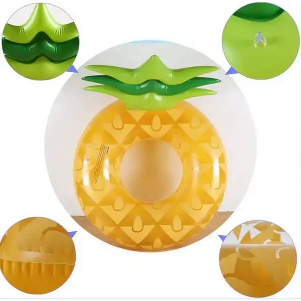 Pineapple backrest inflatable swimming ring new inflatable water ring Nexellus