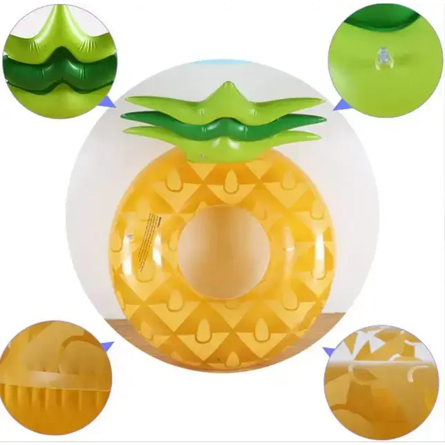 Pineapple backrest inflatable swimming ring new inflatable water ring Nexellus