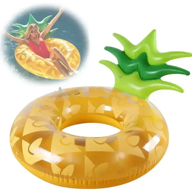 Pineapple backrest inflatable swimming ring new inflatable water ring Nexellus