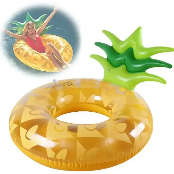 Pineapple backrest inflatable swimming ring new inflatable water ring Nexellus