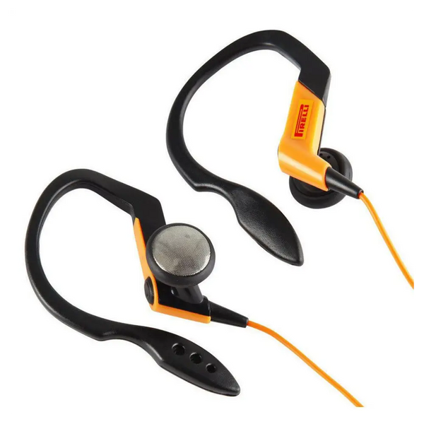 Pirelli ear clip sports headphones bass 3.5mm stereo jack