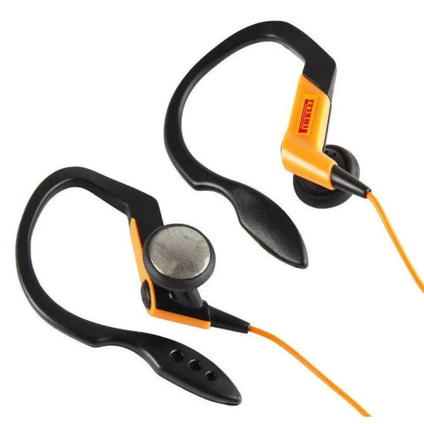 Pirelli ear clip sports headphones bass 3.5mm stereo jack