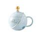 Planet mug ceramic coffee cup with lid spoon Nexellus