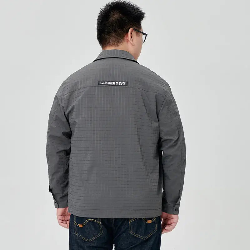 Plus-sized Size Plaid Jacket For Men Nexellus