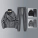 Polyester Men's Polar Fleece Thickened Warm Suit Nexellus