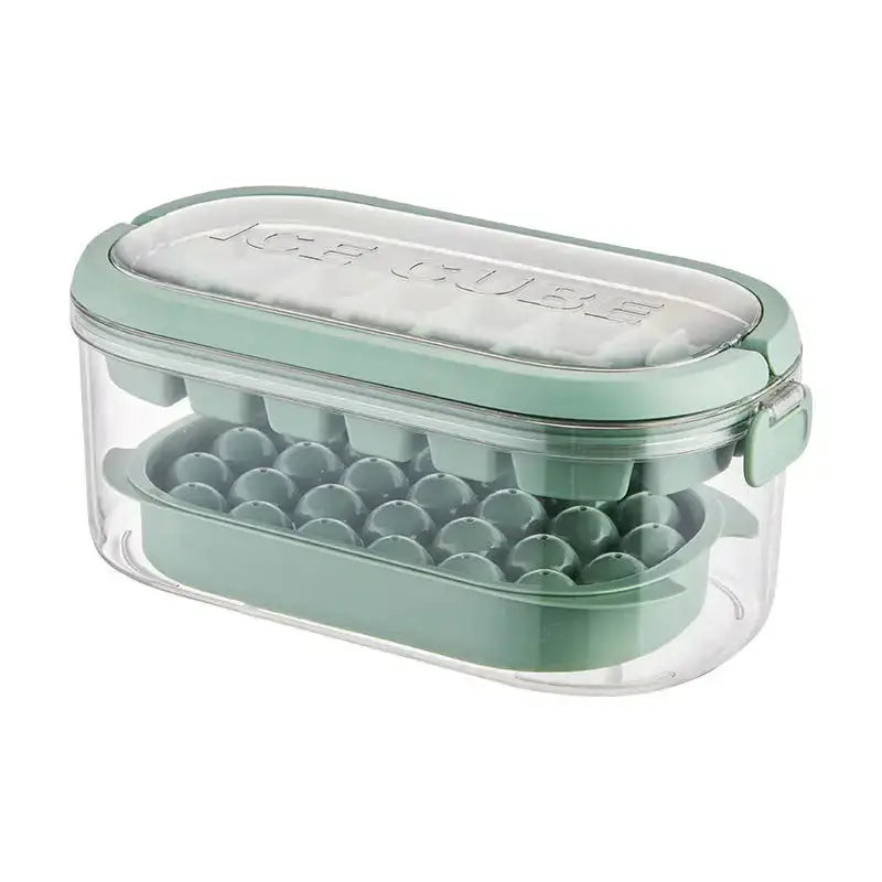 Press type silicone ice cube maker 2 in 1 ice cube mould ice tray Nexellus