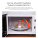 Professional microwave food high-temperature anti-sputtering with Nexellus