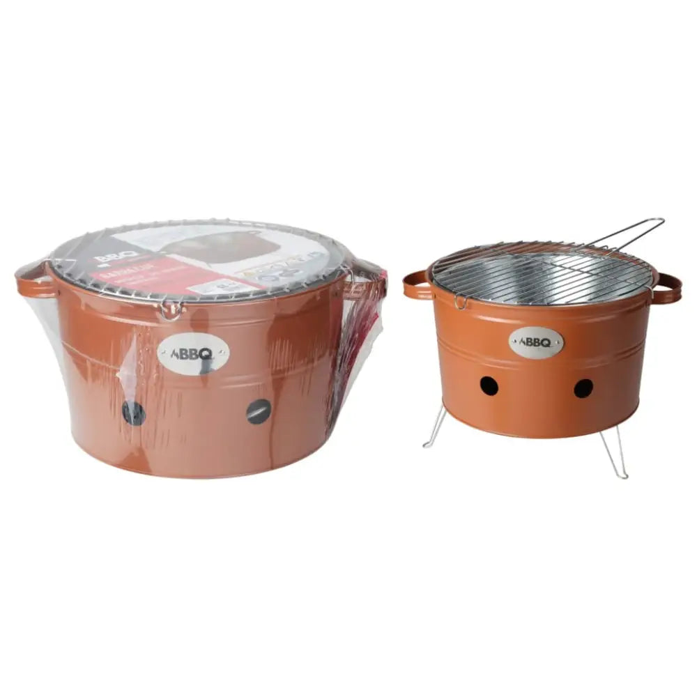 Progarden bbq bucket with 2 handles 34.5 cm matte orange