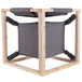 Quapas! Cat bed with hammock catcube grey m 54x54x54 cm